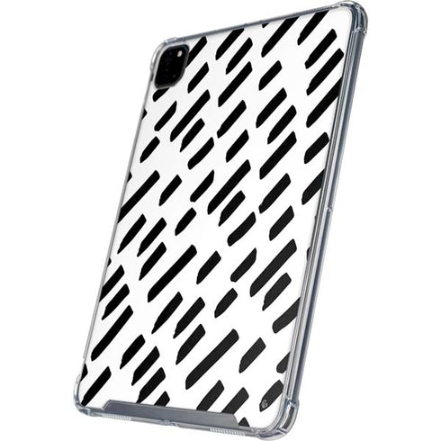 Black Dash iPad Pro 12.9in (2020) Clear Case